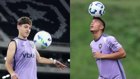 Álvaro Montoro e Jordan Barrera: jovens talentos do Botafogo