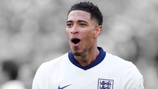 Jude Bellingham em jogo da Seleção Inglesa