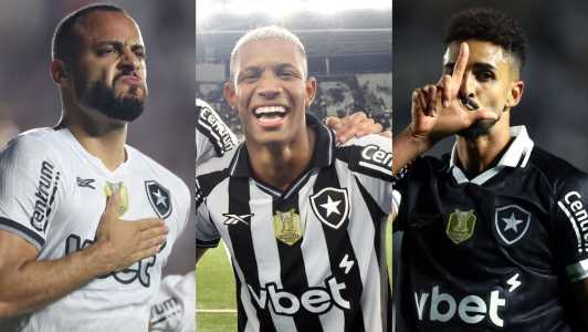 Arthur Cabral, Danilo e Chris Ramos estão entre os reforços do Botafogo para o segundo semestre