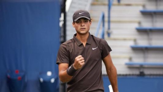 Luis 'Guto' Miguel em ação no US Open