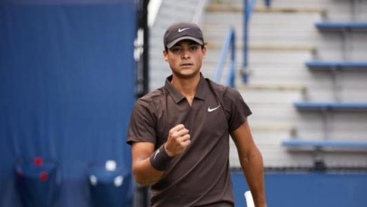 Luis 'Guto' Miguel em ação no US Open