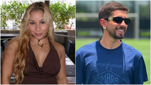 Flavia Saraiva, ginasta, e Tulinho, filho de Túlio Maravilha