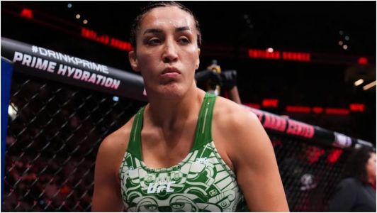 Tatiana Suarez venceu Amanda Lemos no Noche UFC, neste sábado (13)