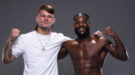 Diego Lopes e Aljamain Sterling posam juntos, mas podem se enfrentar em breve
