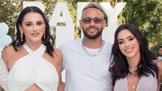 Telma Fonseca, Neymar e Bruna Biancardi