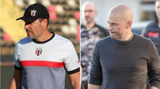 Técnicos Allan Aal, do Botafogo-SP, e Alex de Souza, do Operário