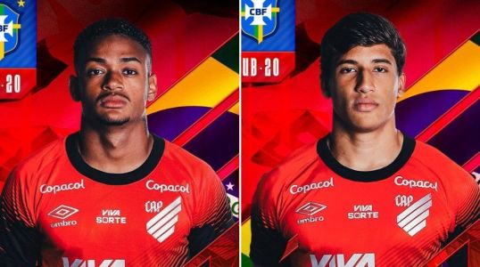 Léo Derik e João Cruz representam o Athletico-PR no Mundial Sub-20