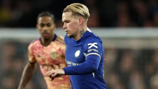 Mudryk em ação pelo Chelsea, em 2024