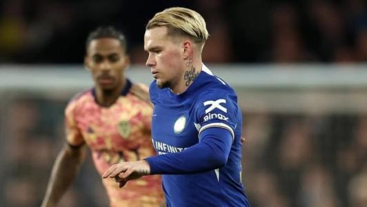Mudryk em ação pelo Chelsea, em 2024