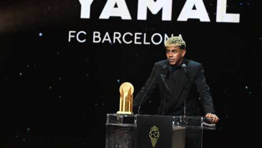 Lamine Yamal vence Troféu Kopa na Bola de Ouro 2025