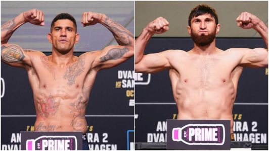 Alex Poatan e Magomed Ankalaev confirmaram os pesos nesta sexta-feira (3), em Las Vegas