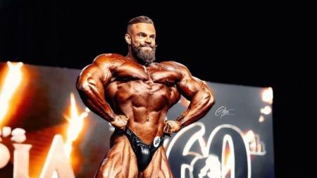 Mike Sommerfield, durante o Mr. Olympia 2024