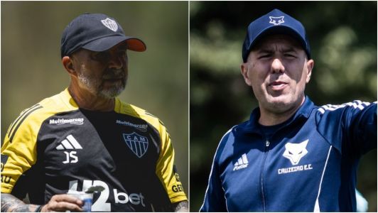 Técnicos Jorge Sampaoli, do Atlético, e Leonardo Jardim, do Cruzeiro