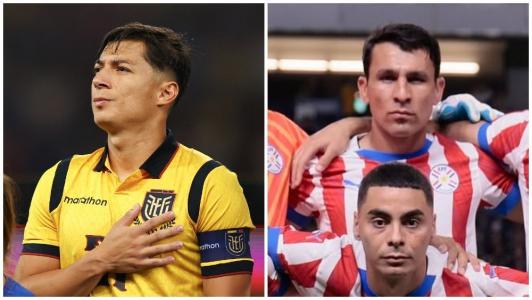 Alan Franco, capitão da Seleção Equatoriana e Junior Alonso
