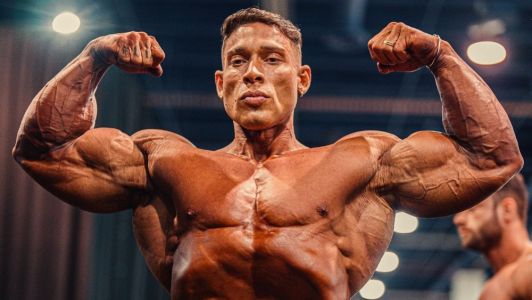 Ramon Dino nos bastidores do Mr. Olympia