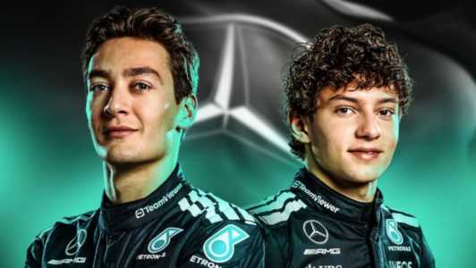 George Russell e Kimi Antonelli, da Mercedes