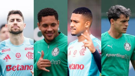 Flamengo e Palmeiras disputam os principais títulos da temporada em 2025