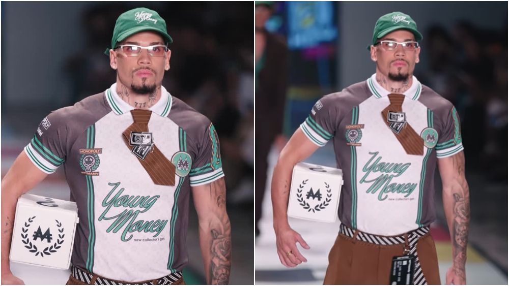 Palmeiras: em recuperação de lesão, Paulinho desfila na São Paulo Fashion Week; veja