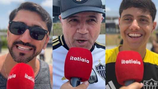 Torcedores do Atlético estavam confiantes na virada neste sábado (18)