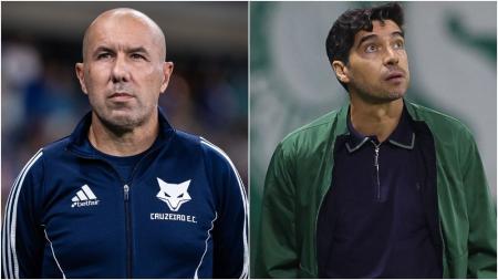 Leonardo Jardim, do Cruzeiro, e Abel Ferreira, do Palmeiras
