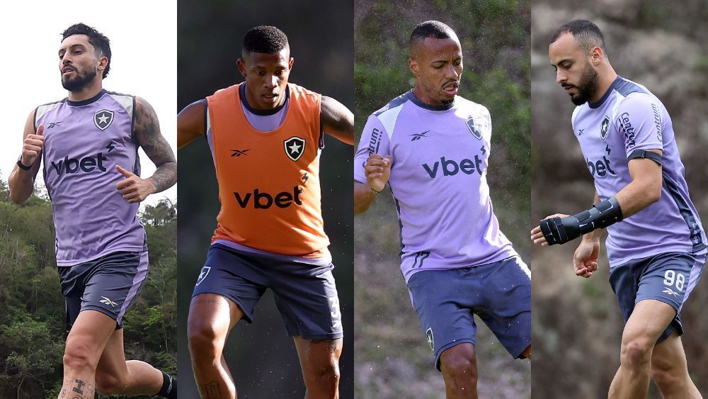 Botafogo trabalha com até sete retornos contra o Santos; entenda o cenário