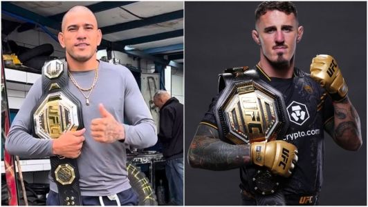 Alex Poatan e Tom Aspinall são campeões do UFC