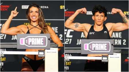 Mackenzie Dern e Virna Jandiroba se enfrentarão pelo título dos pesos-palhas neste sábado (25), no UFC 321