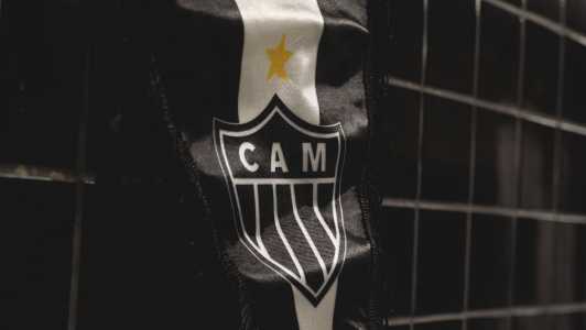 Flâmula com o escudo do Atlético