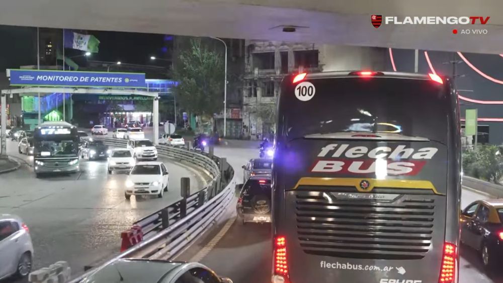 Libertadores: Flamengo tem chegada atrasada ao estádio do Racing