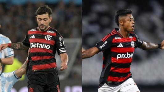 Arrascaeta e Bruno Henrique são os dois maiores vencedores de título da história do Flamengo