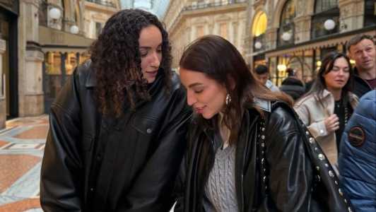 Gabi Guimarães e Boo Unzueta em viagem a Milão, na Itália