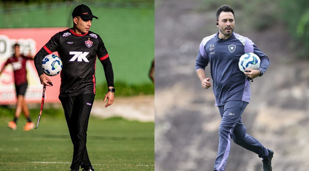 Em pontos opostos da tabela, Vitória e Botafogo se enfrentam no Barradão