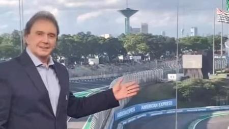 Reginaldo Leme em ação durante GP do Brasil, neste final de semana
