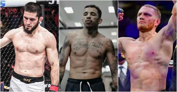 Islam Makhachev, Carlos Prates e Jack Della Maddalena