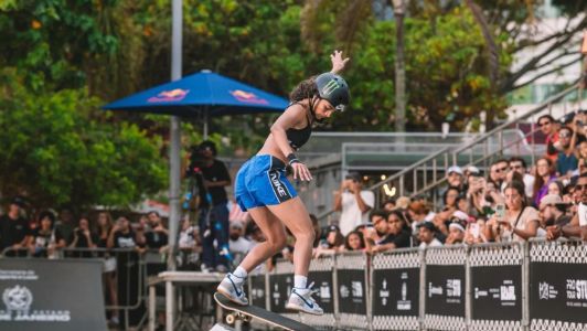 Rayssa Leal neste sábado (15) na semifinal do STU Pro Tour Rio