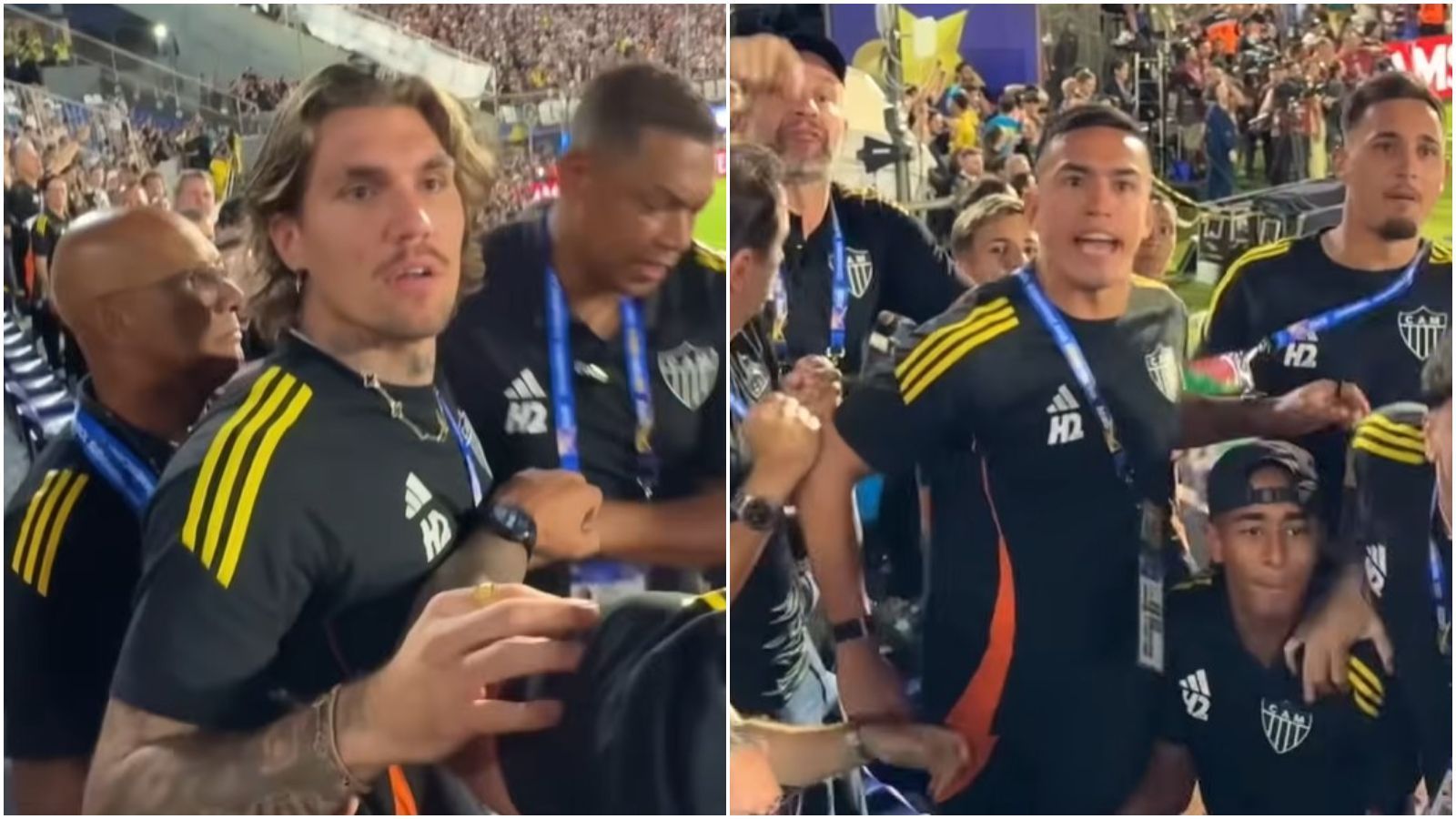 Pênalti perdido por Biel causou forte discussão entre torcedor e jogadores do Atlético
