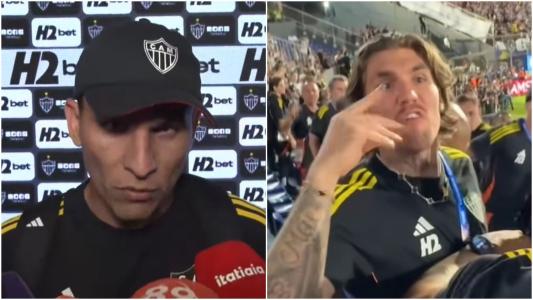 Junior Alonso (esq) e Lyanco (dir)