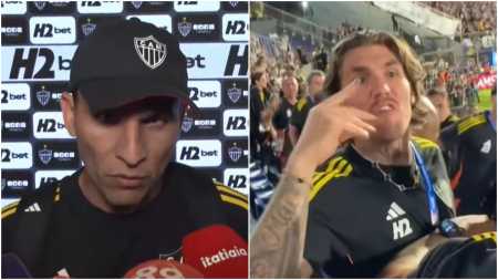 Junior Alonso (esq) e Lyanco (dir)