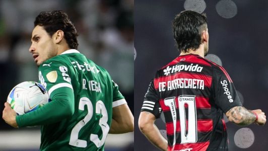 Palmeiras x Flamengo: Raphael Veiga e Arrascaeta lideram os finalistas da Libertadores