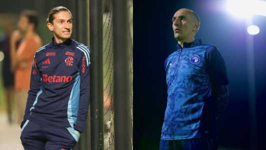 Flamengo x Pyramids: Filipe Luís e Krunoslav Jurcic se enfrentam neste sábado (13)