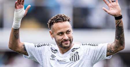 Neymar, meia-atacante do Santos
