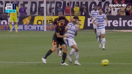 Lance entre André Ramalho e Kaio Jorge ocorreu no primeiro tempo