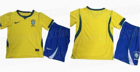 Possível uniforme da Seleção Brasileira