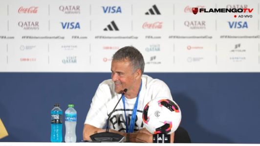 Luis Enrique, técnico do PSG, fez elogios ao trabalho de Filipe Luís e ao time do Flamengo após a decisão da Copa Intercontinental