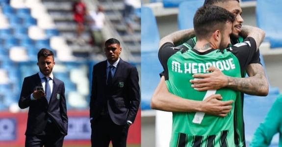 Matheus Henrique e Ruan Tressoldi jogaram juntos no Sassuolo, da Itália