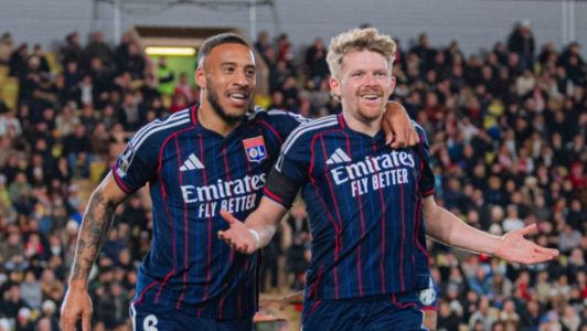 Pavel Sulc marcou duas vezes e comandou a vitória do Lyon sobre o Mônaco