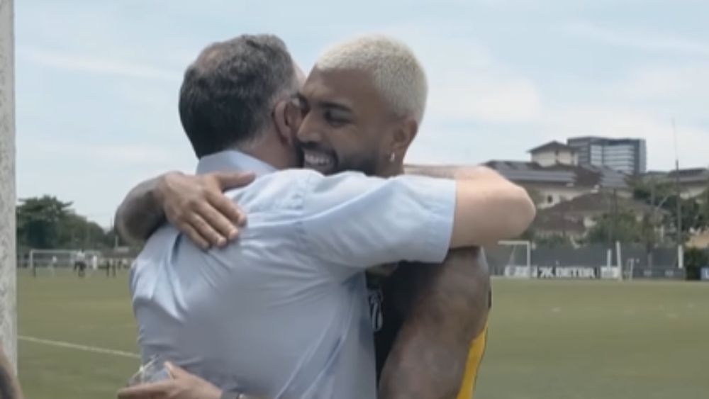 Presidente do Santos se derrete por Gabigol e recebe agradecimento de ex-Cruzeiro