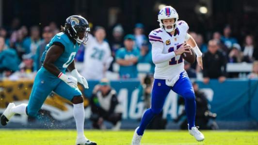 Josh Allen em Buffalo Bills x Jacksonville Jaguars