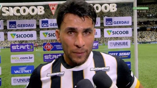 Junior Alonso concedeu entrevista após empate do Atlético com o Betim