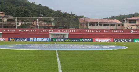 Estádio Municipal Castor Cifuentes, em Nova Lima, recebe o jogo deste domingo (18)